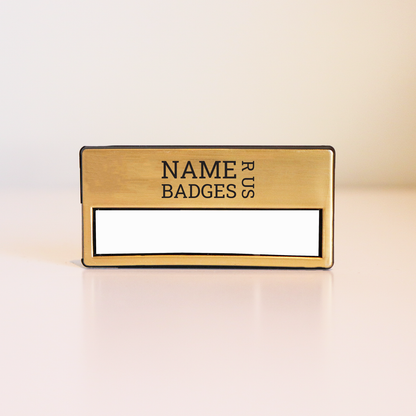 Plastic Name Badge (Blank)