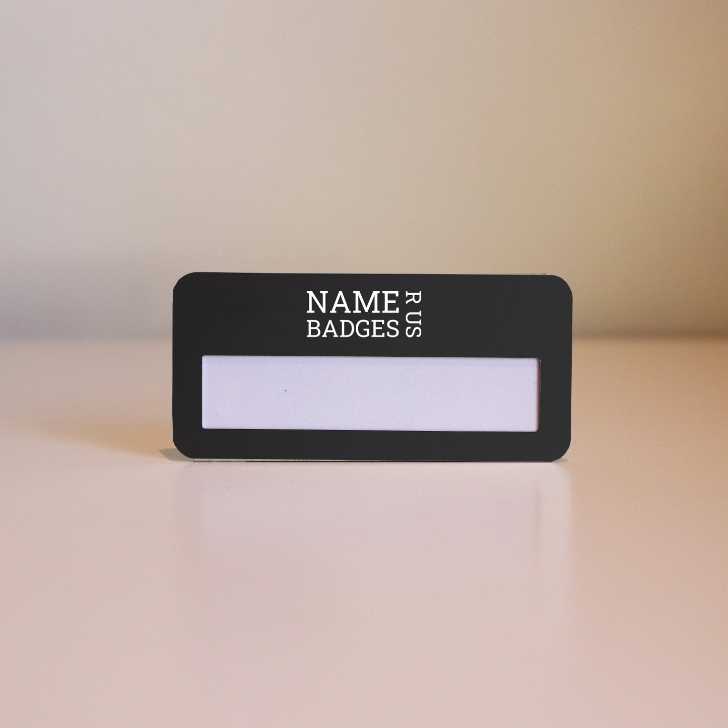 Small Metal Name Badge (Blank)