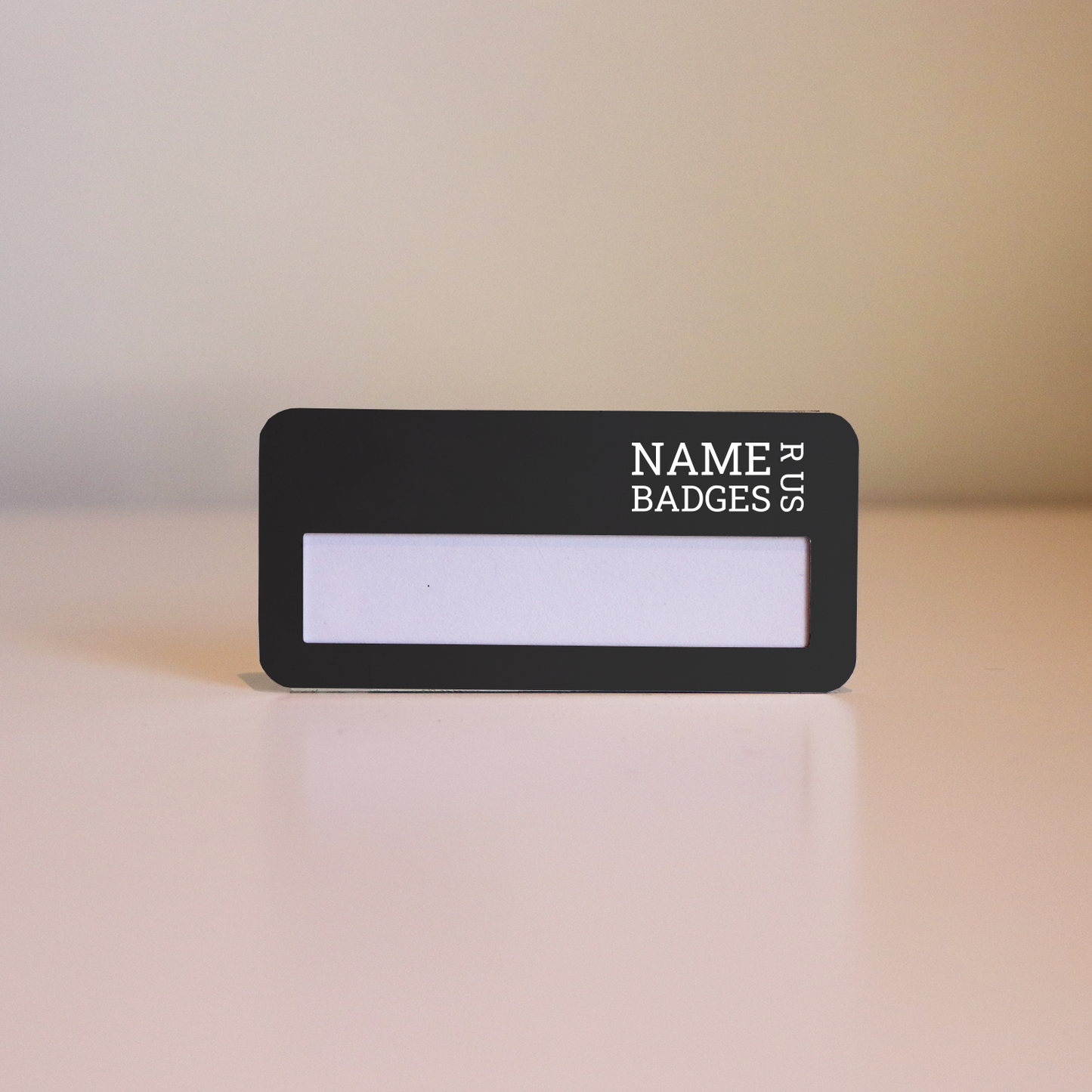 Small Metal Name Badge (Blank)