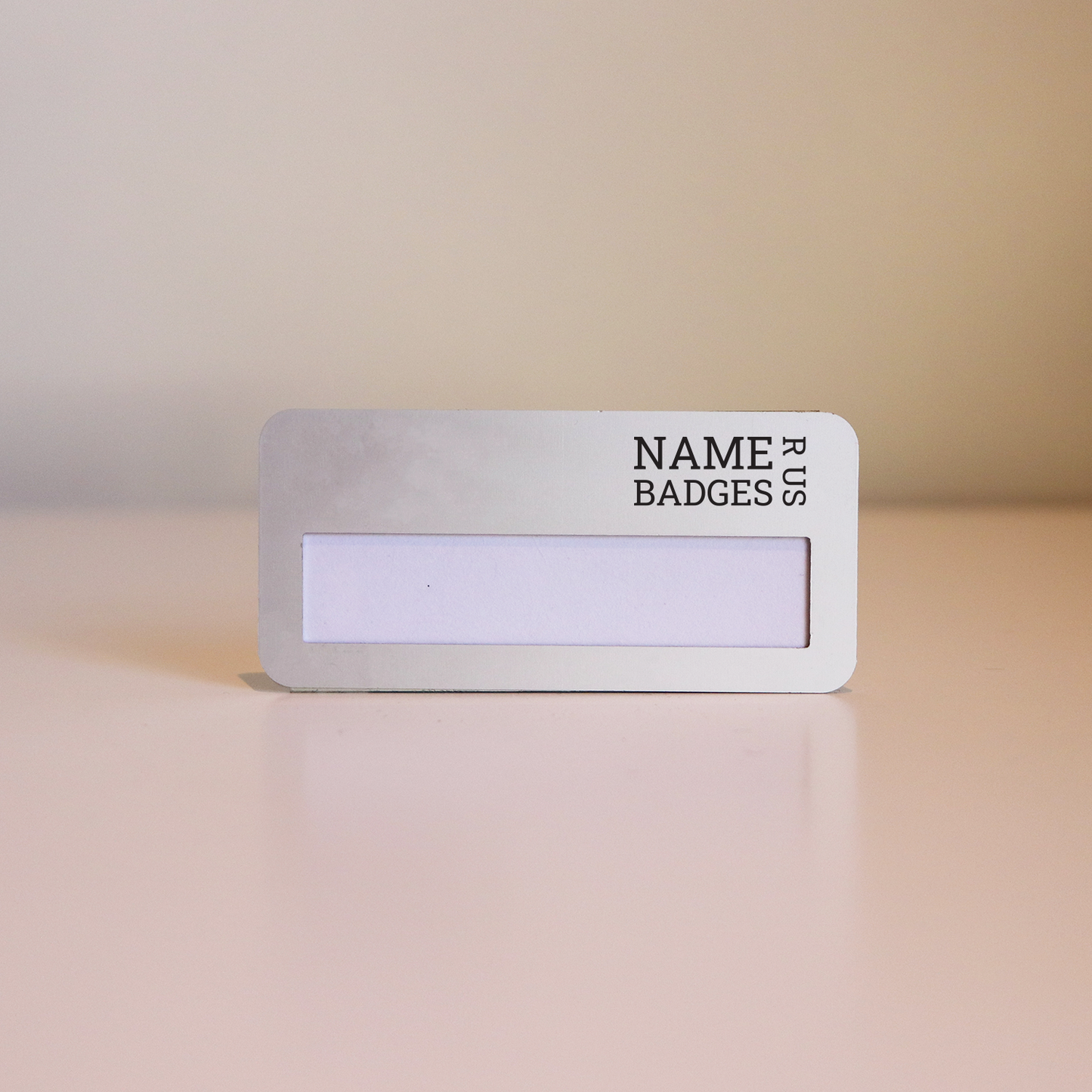 Small Metal Name Badge (Blank)